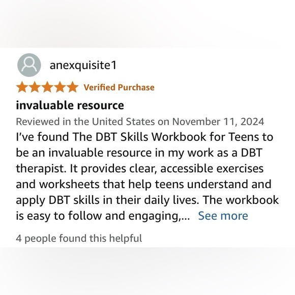 Thrive DBT Skills Workbook for Teens - Picture 11 of 15